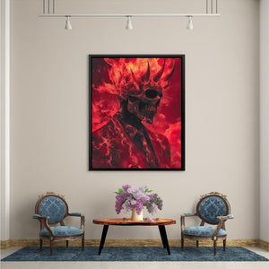 Inferno in a Suit - Luxury Wall Art