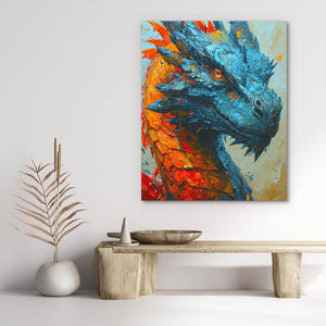 Inferno Scaled Myth - Luxury Wall Art