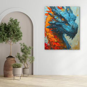 Inferno Scaled Myth - Luxury Wall Art