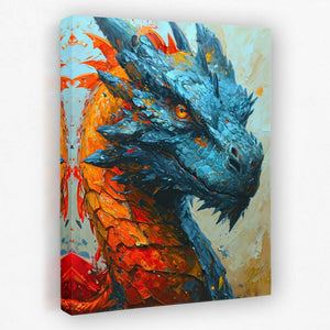 Inferno Scaled Myth - Luxury Wall Art