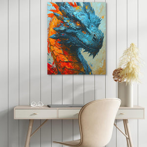 Inferno Scaled Myth - Luxury Wall Art