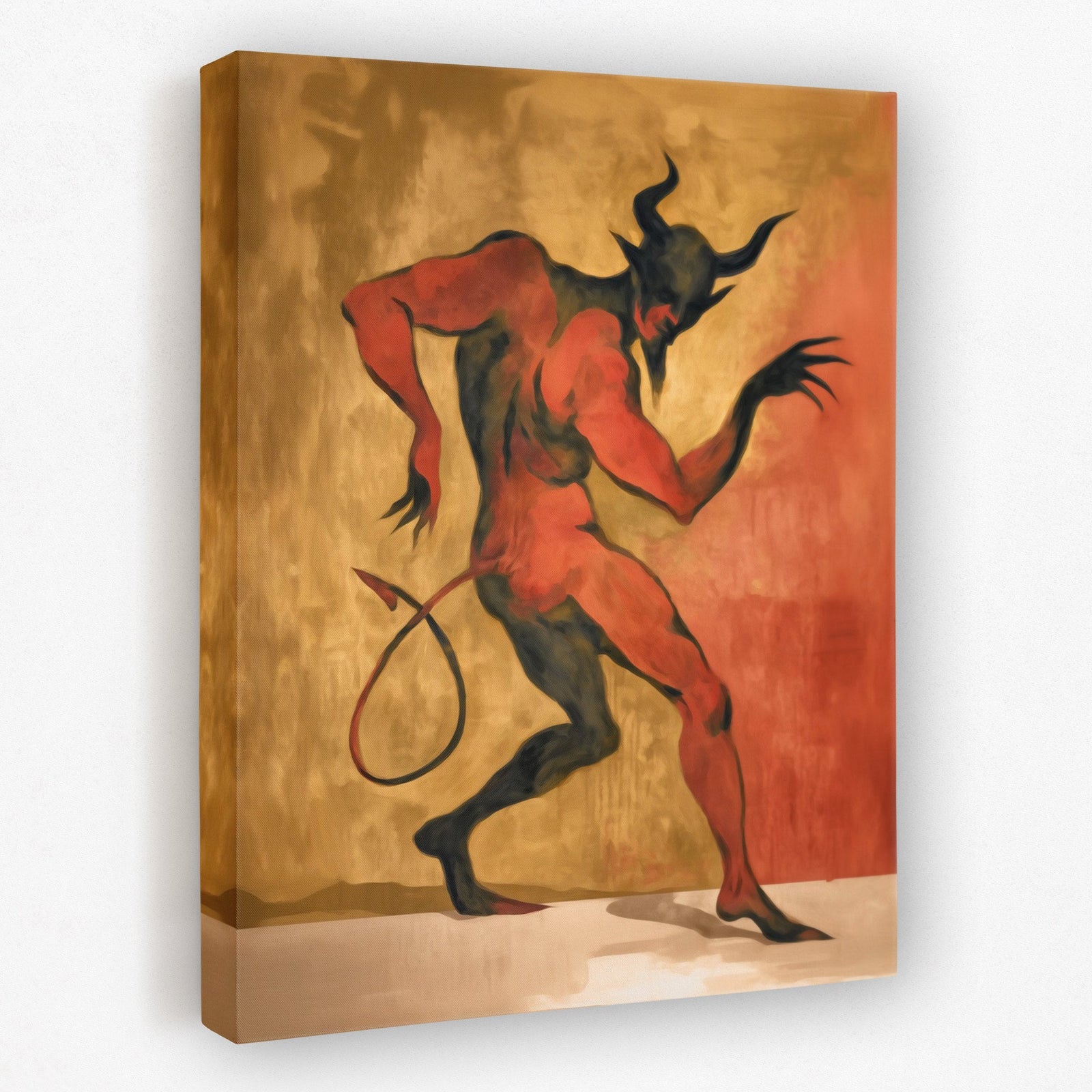 Inferno's Crimson Dance - Luxury Wall Art