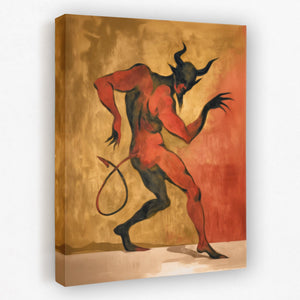Inferno's Crimson Dance - Luxury Wall Art
