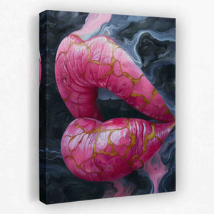 Injected Lips - Luxury Wall Art