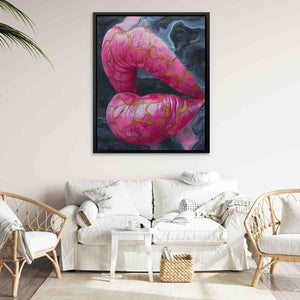 Injected Lips - Luxury Wall Art