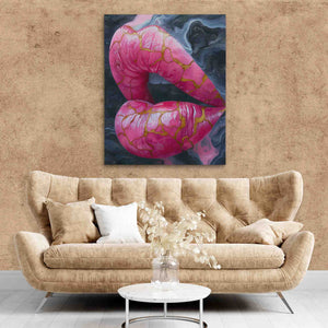 Injected Lips - Luxury Wall Art