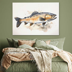 Iridescent Salmon - Luxury Wall Art