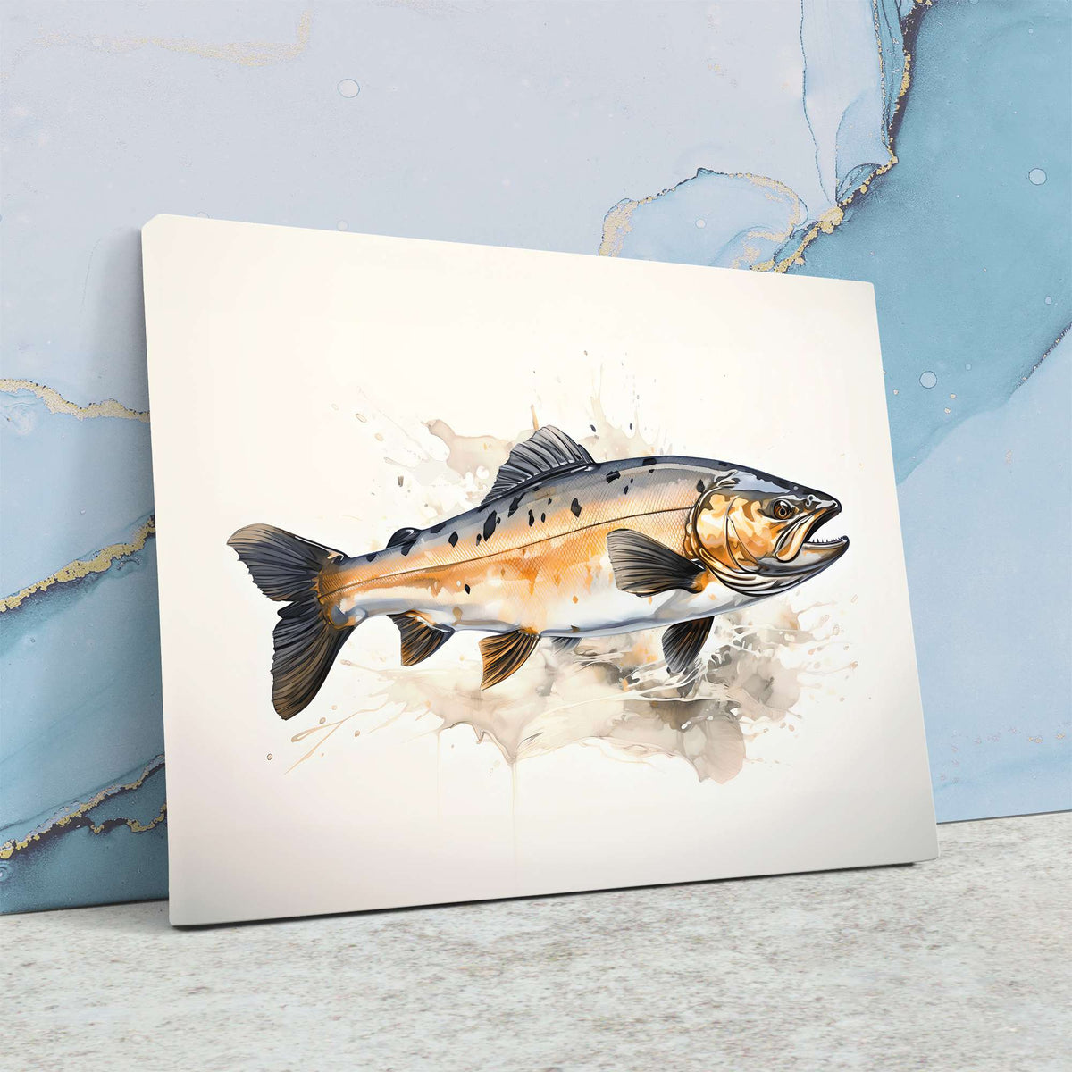Iridescent Salmon - Luxury Wall Art