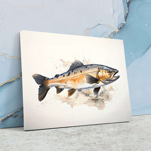 Iridescent Salmon - Luxury Wall Art