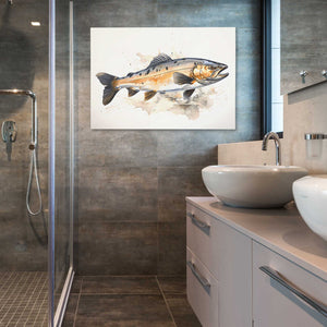 Iridescent Salmon - Luxury Wall Art