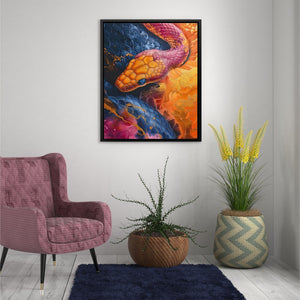 Iridescent Serpent - Luxury Wall Art