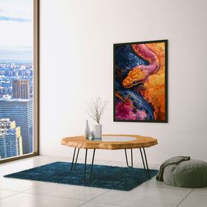 Iridescent Serpent - Luxury Wall Art