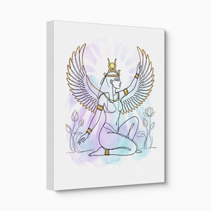 Isis Radiant Lotus — isis radiant lotus angled flush print