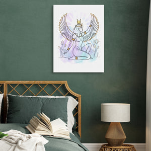 Isis Radiant Lotus — isis radiant lotus sq green bed 1port flush print