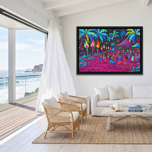 Island Gathering Vivid — Island Gathering Vivid Malibu Beach Land 225
