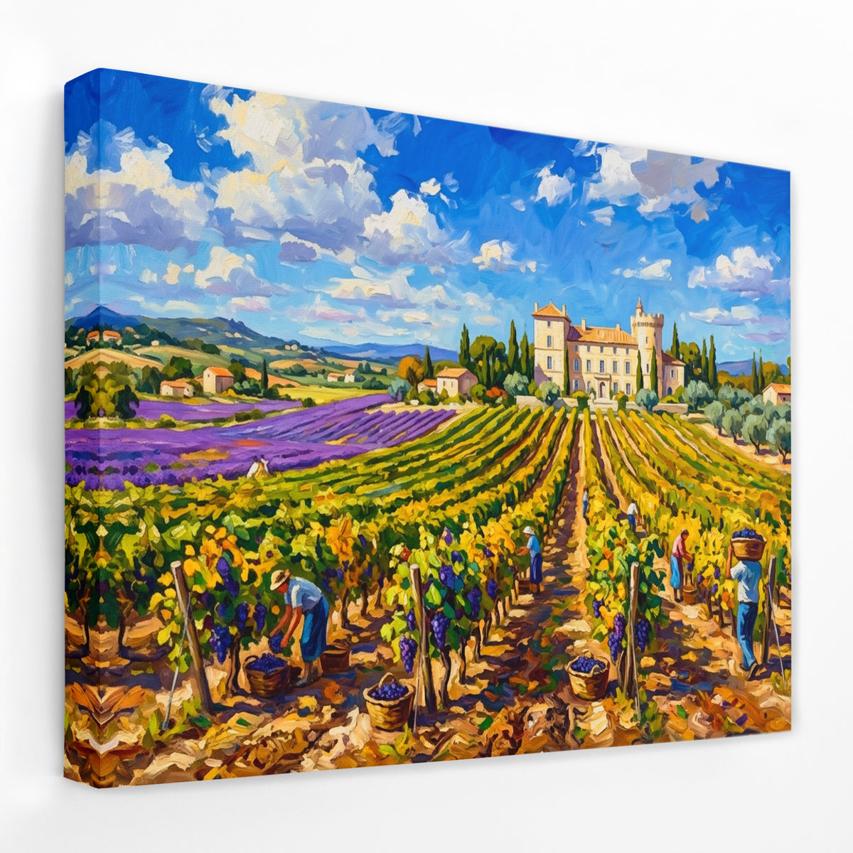 Italian Harvest Gold — Italian Harvest Gold Landscape   Side View   Mirror Wrap 182