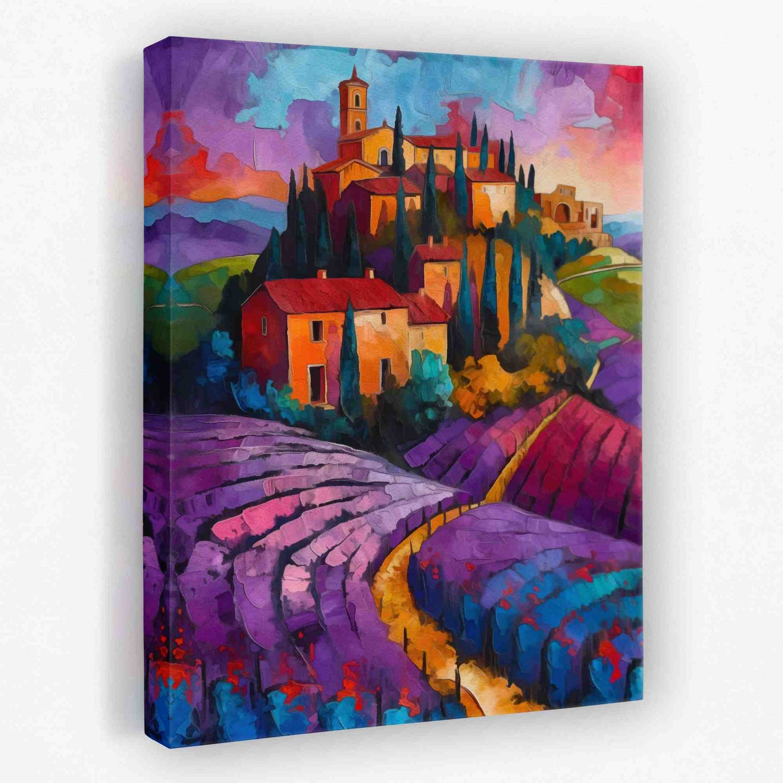 Italian Vineyard - Farm Canvas Wall Art