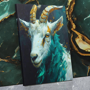 Jade Billy Goat - Luxury Wall Art