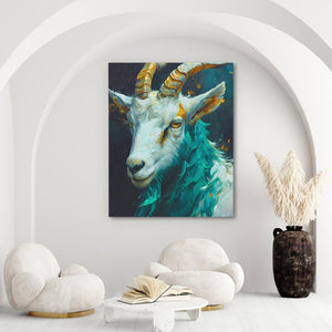 Jade Billy Goat - Luxury Wall Art