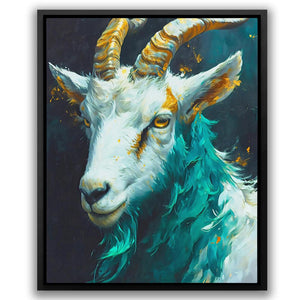 Jade Billy Goat - Luxury Wall Art