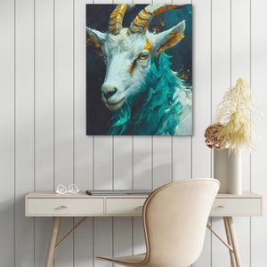 Jade Billy Goat - Luxury Wall Art