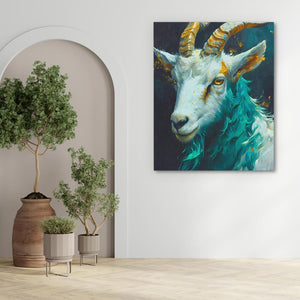 Jade Billy Goat - Luxury Wall Art