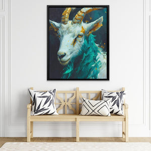 Jade Billy Goat - Luxury Wall Art