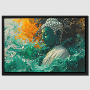 Jade Buddha Statue - Luxury Wall Art