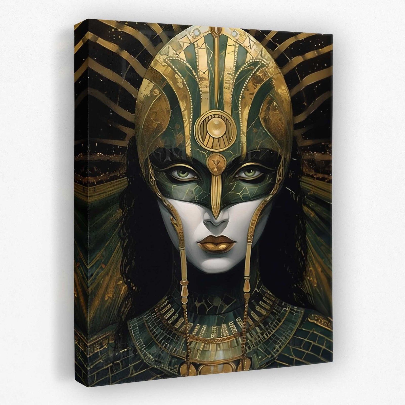 Jade Divinity - Jade Canvas Wall Art
