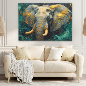 Jade Elephant Tusks - Luxury Wall Art