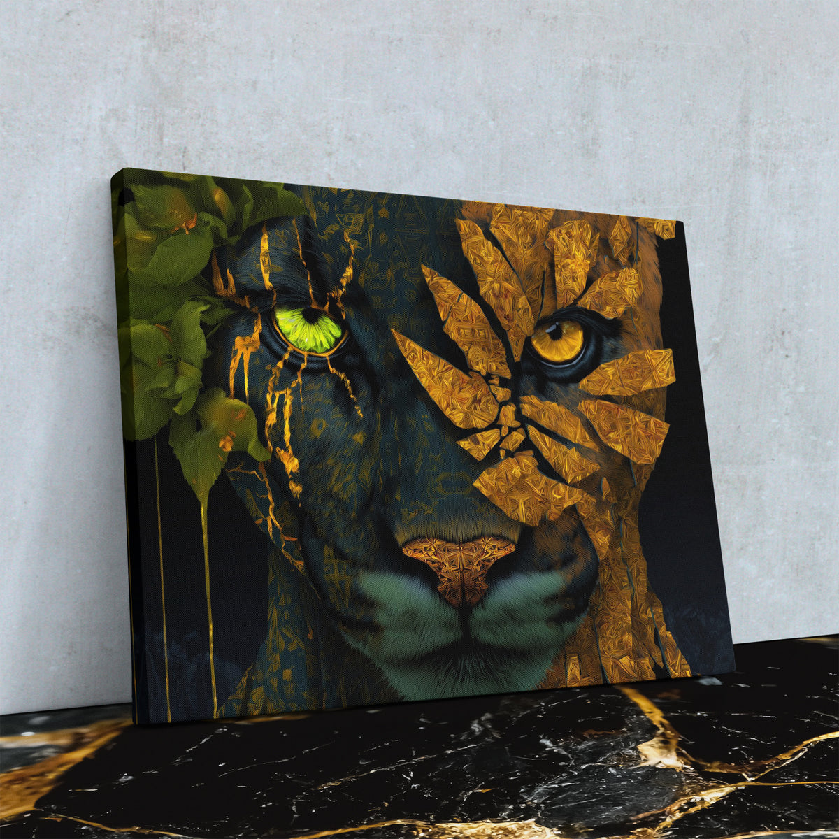 Jade Eyes Rising - Luxury Wall Art
