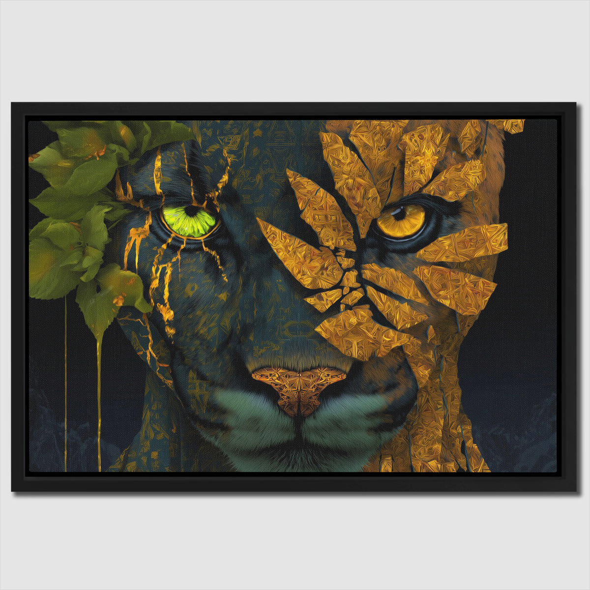 Jade Eyes Rising - Luxury Wall Art