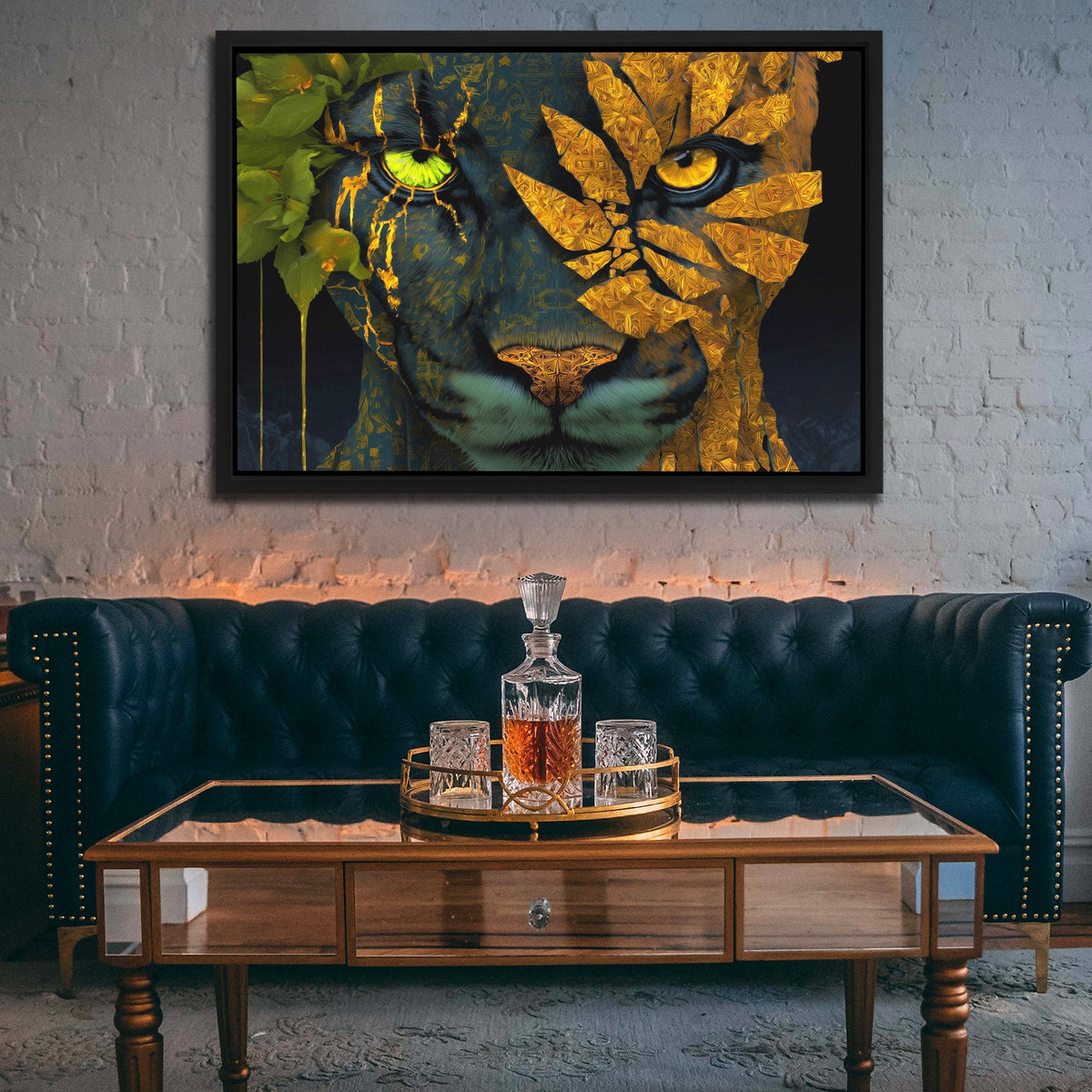 Jade Eyes Rising - Luxury Wall Art