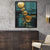 Jade Gold Circles - Luxury Wall Art