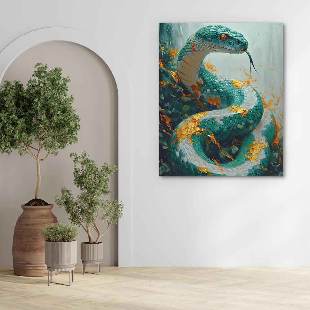 Jade Serpent - Luxury Wall Art