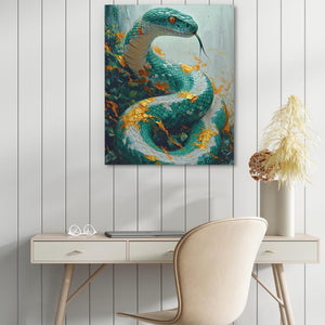 Jade Serpent - Luxury Wall Art