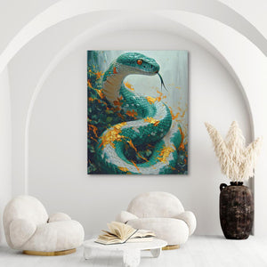 Jade Serpent - Luxury Wall Art