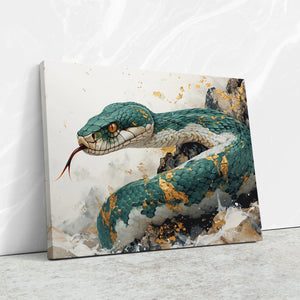 Jade Snake - Luxury Wall Art