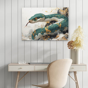 Jade Snake - Luxury Wall Art