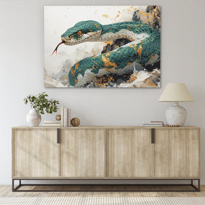 Jade Snake - Luxury Wall Art