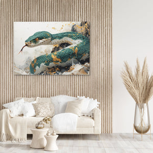 Jade Snake - Luxury Wall Art