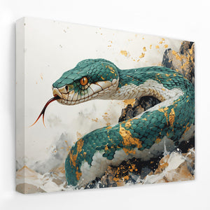 Jade Snake - Luxury Wall Art