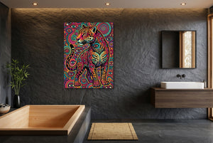 Jaguar Psychedelia — jaguar psychedelia small bathroom interior 1port flush print