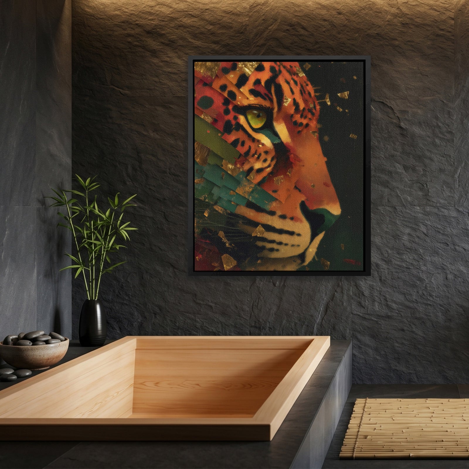 Jaguar Rust Geometric — Jaguar Rust Geometric Front Facing Portrait2 84