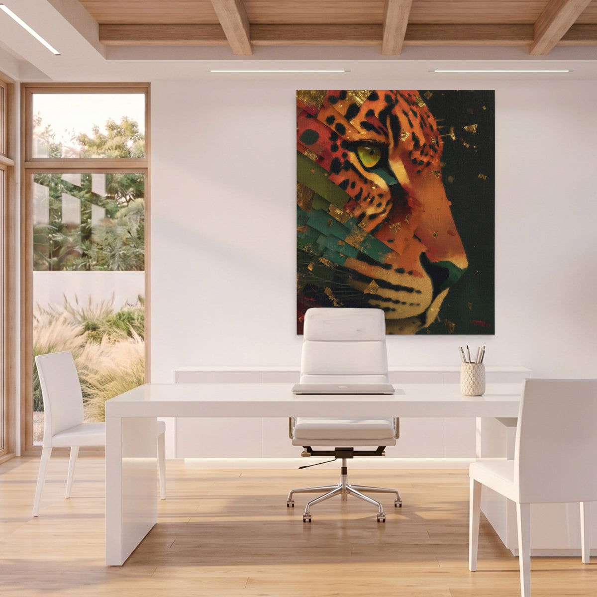 Jaguar Rust Geometric — Jaguar Rust Geometric Beach House Office Port 48