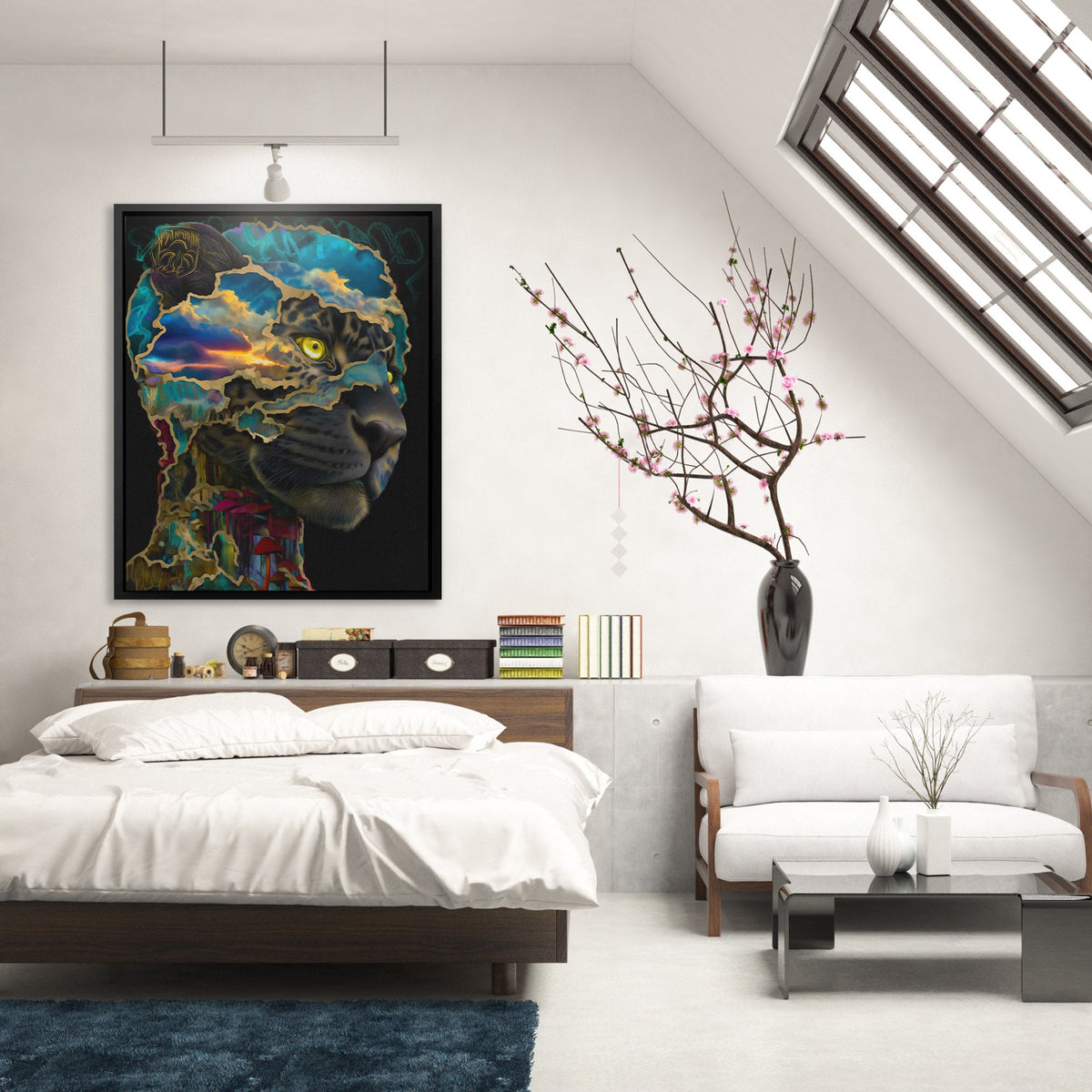 Jaguar's Liquid Dreams - Luxury Wall Art