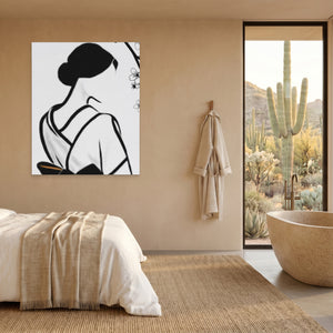 Japanese Geisha Silhouette — Japanese Geisha Silhouette Desert Home Port 17
