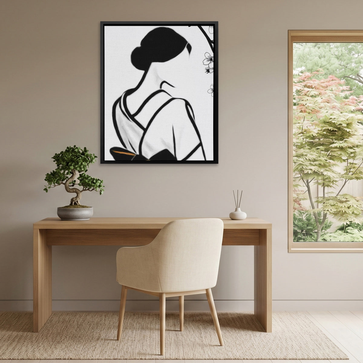 Japanese Geisha Silhouette — Japanese Geisha Silhouette Japan Style Port 61