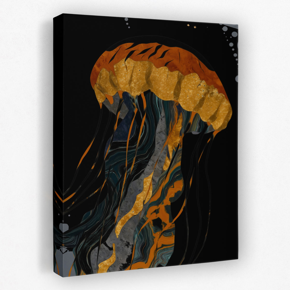 Jellyfish Azure Drift — Jellyfish Azure Drift Portrait   Side View   Mirror 194