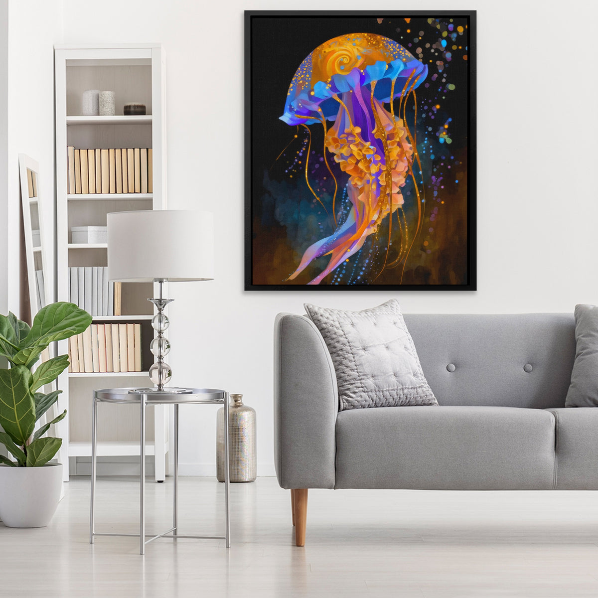 Jellyfish Cerulean Luminescence — Jellyfish Cerulean Luminescence Window Light V2 306